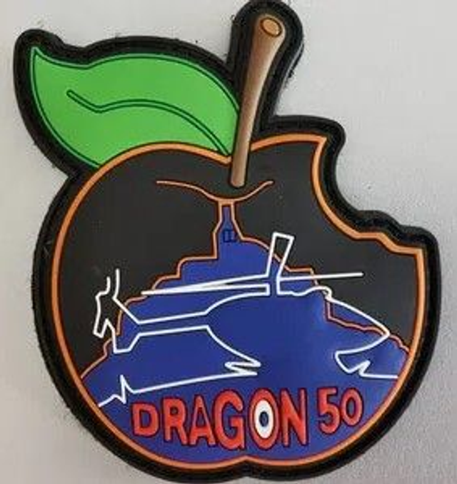 Ecusson Pomme Dragon 50 PVC