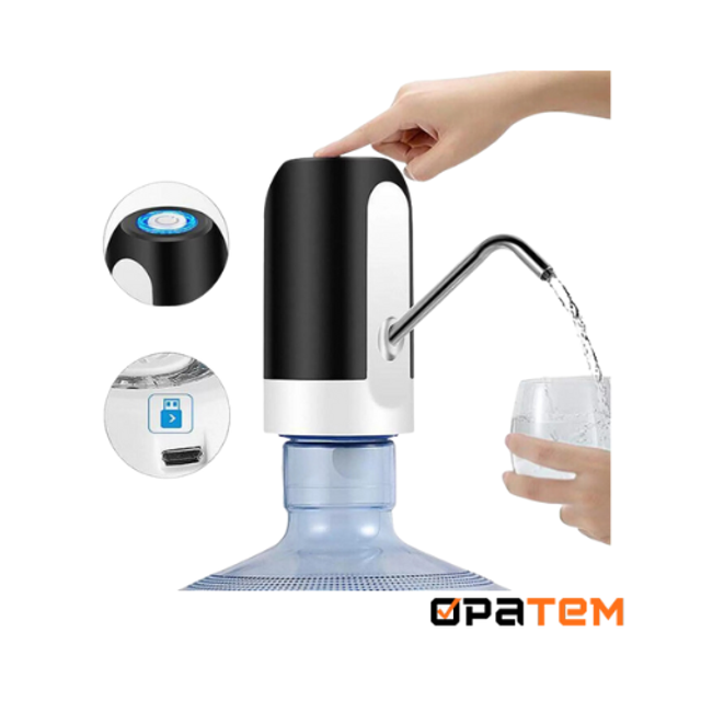 Bomba Para Galão Água Elétrica Garrafão Torneira Filtro USB