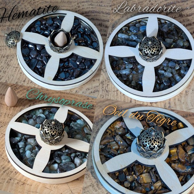 Porte encens cônes différents modèles 