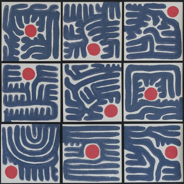 Peinture "Petit Mange-Soleil no. 1" - 20 x 20 cm