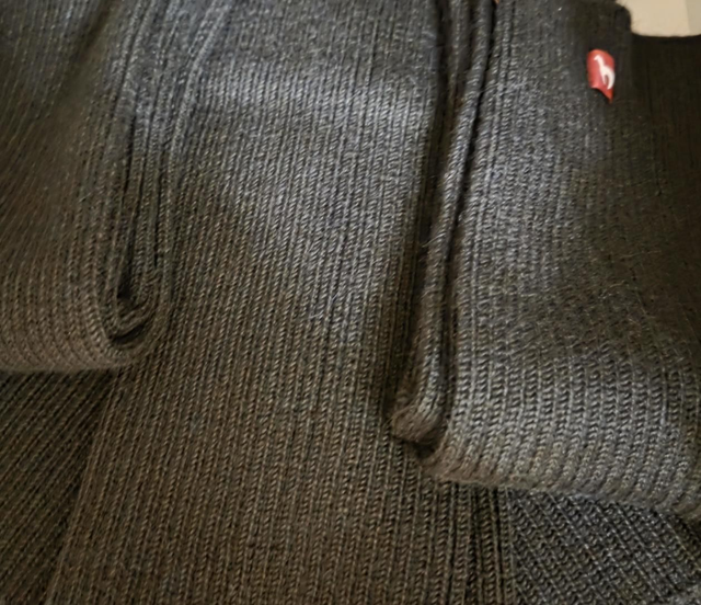 11040 Beinstulpen Ripp, schwarz, onesize