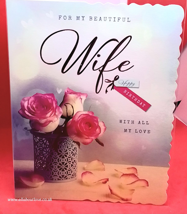 Wife Birthday Card Stunning Design Beautiful Card 