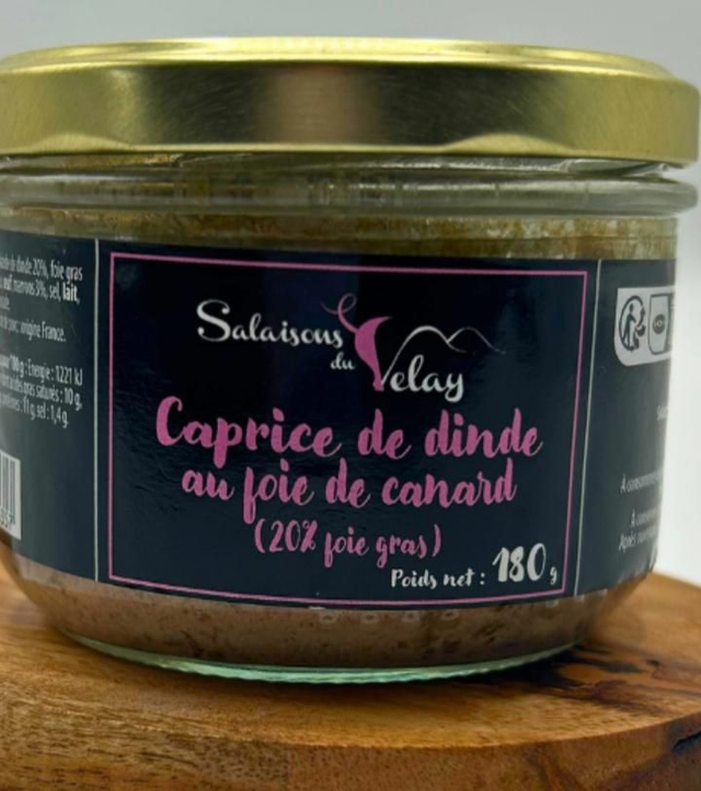 Caprice de dinde au foie de canard 