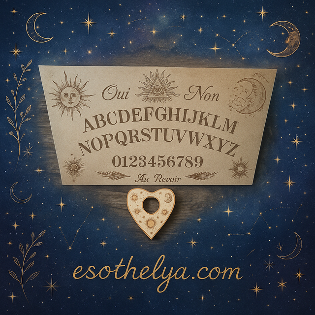 Ouija œil MDF+goutte modèle expo