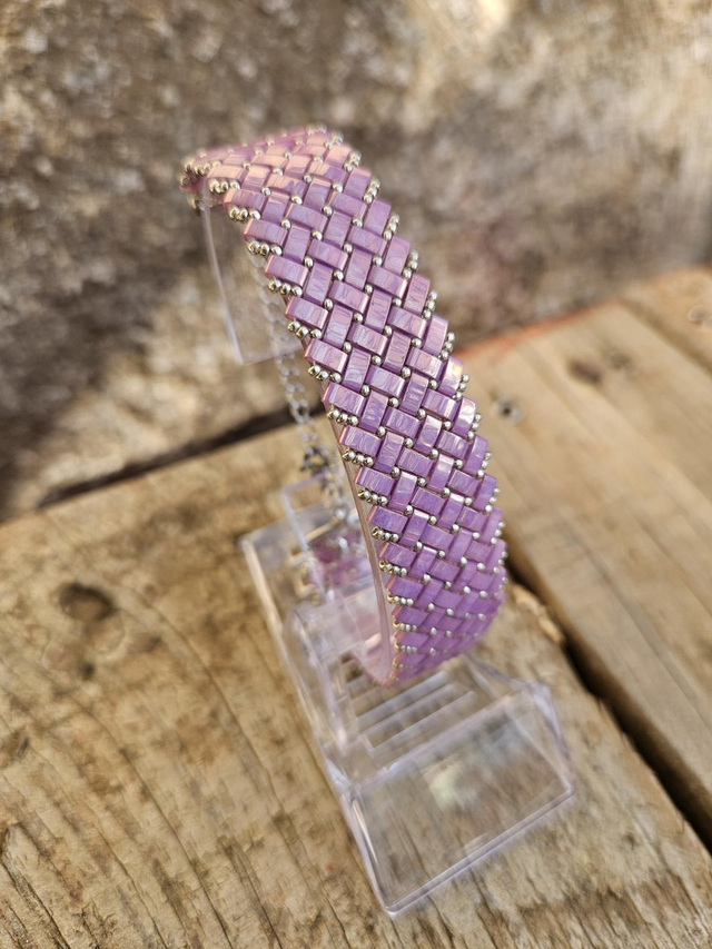 10 - bracelet Tila violine 