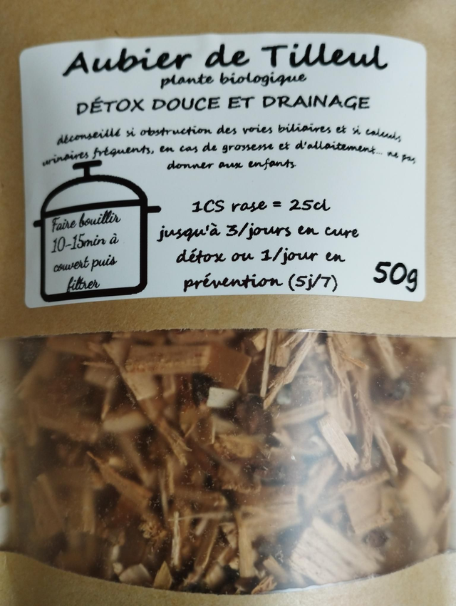 Aubier De Tilleul 50g (détox douce!)