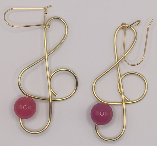 Boucles d'oreilles "Chiave di Violino" 