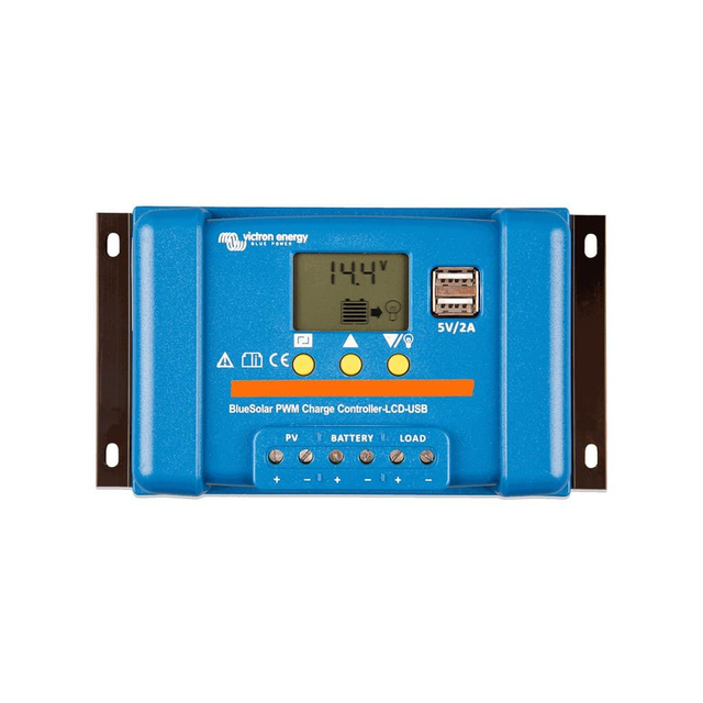VICTRON [SCC010020050] BlueSolar PWM-LCD&amp;USB 12/24V-20A
