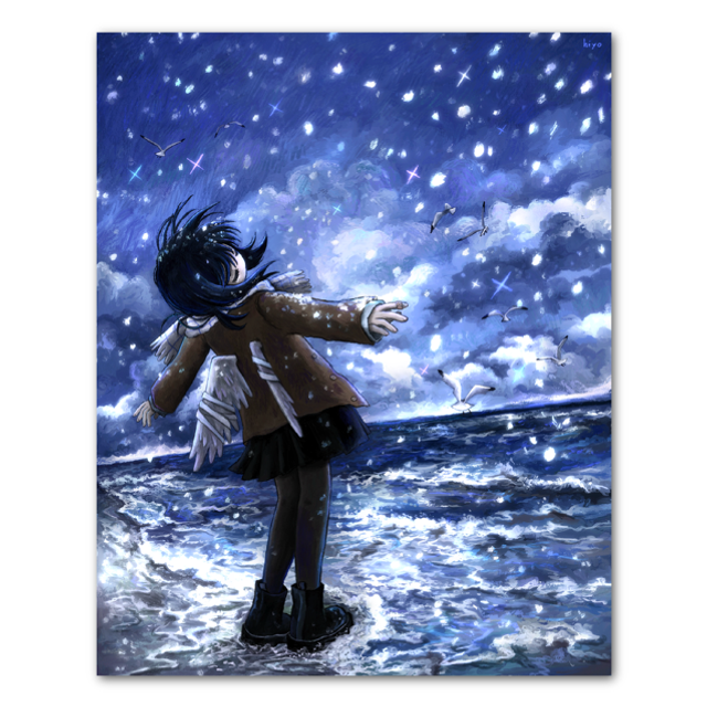 large art print - winter story ❄️