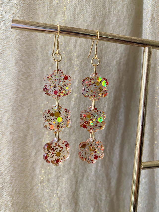 BO fleurs triples mini - chunky or