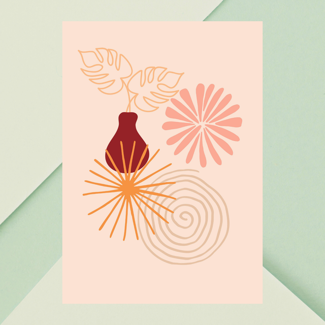 Impression Fleurs Botaniques Bohème - Art Mural Inspiré par la Nature / Botanical Boho Flowers Print - Nature-Inspired Wall Art