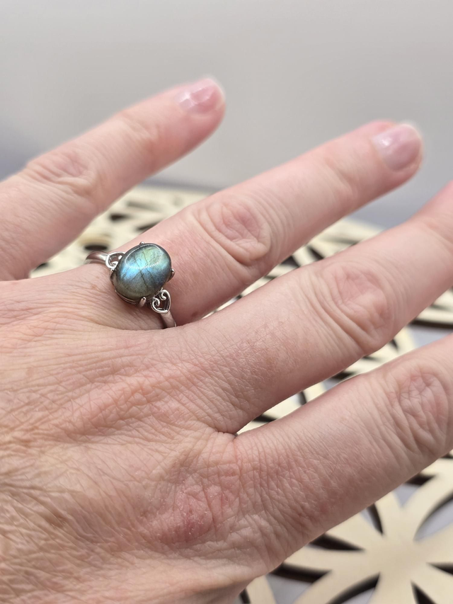 Bague réglable Labradorite