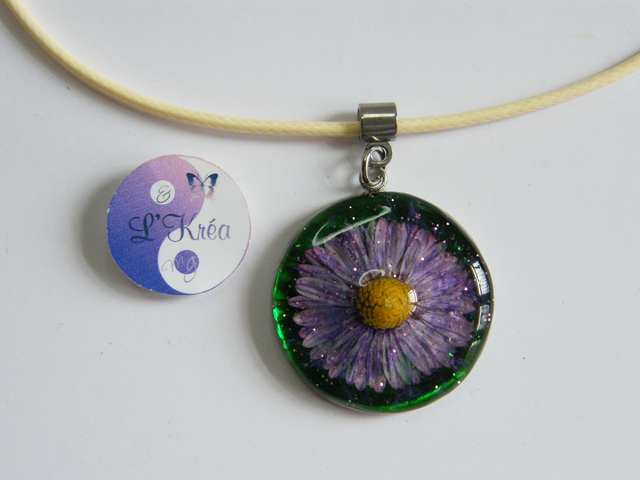 Pâquerette Violet/Vert