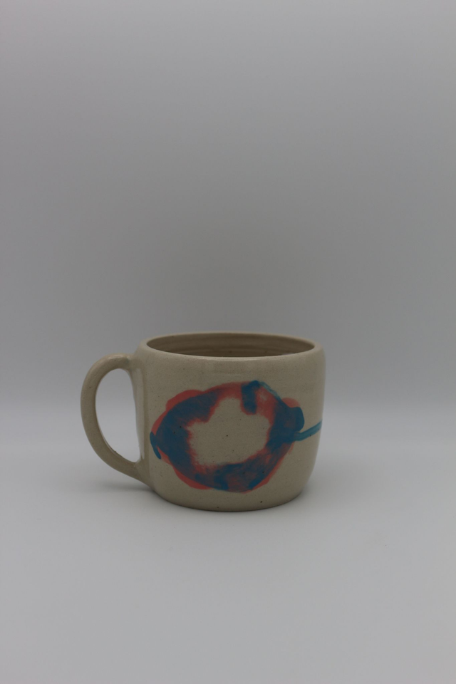 Tasse dégradé rose et bleu
