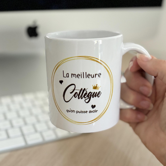 Mug personnalisé cadeau Collègue de travail 