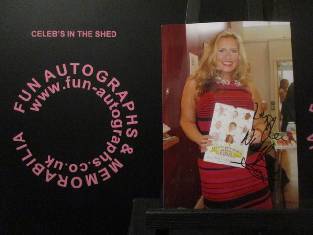 Nicole Faraday Authentic Autographed 7x5 Our Facing Photograph (A)