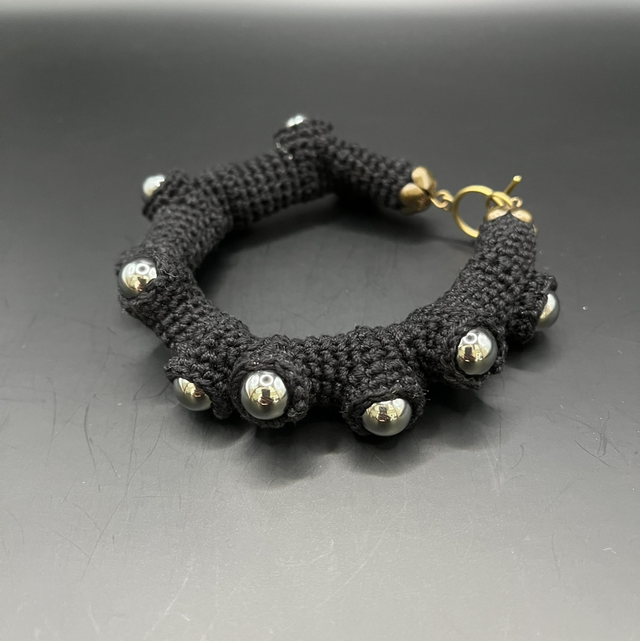 Bracelet Crochet et Hématite
