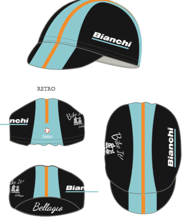 Bike It! Bellagio Cycling Caps