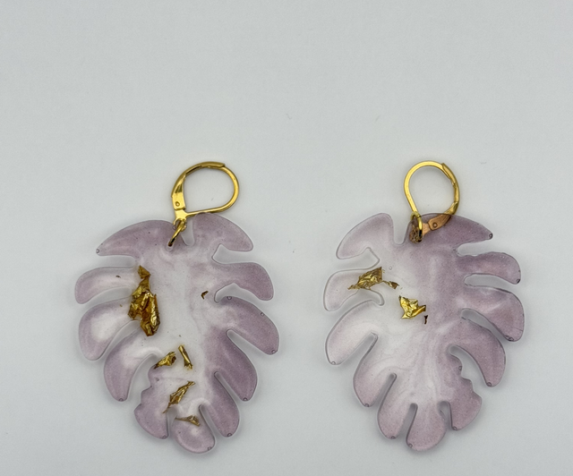 Boucles d’oreilles Monstera 