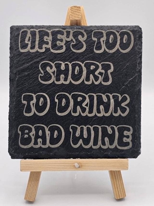 0015. Quirky Slate Coasters