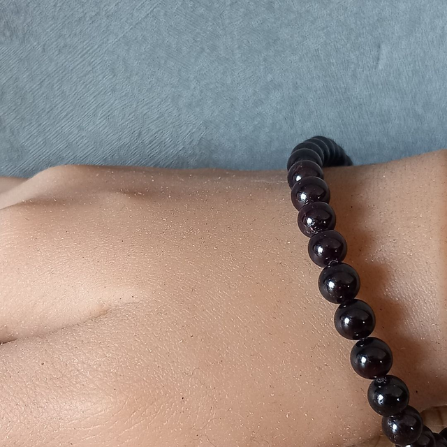 Bracelet ajustable en Grenat almandin