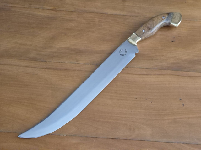 Faca Turca Patriarca Gaúcha Artesanal 11 Pol Inox Madeira