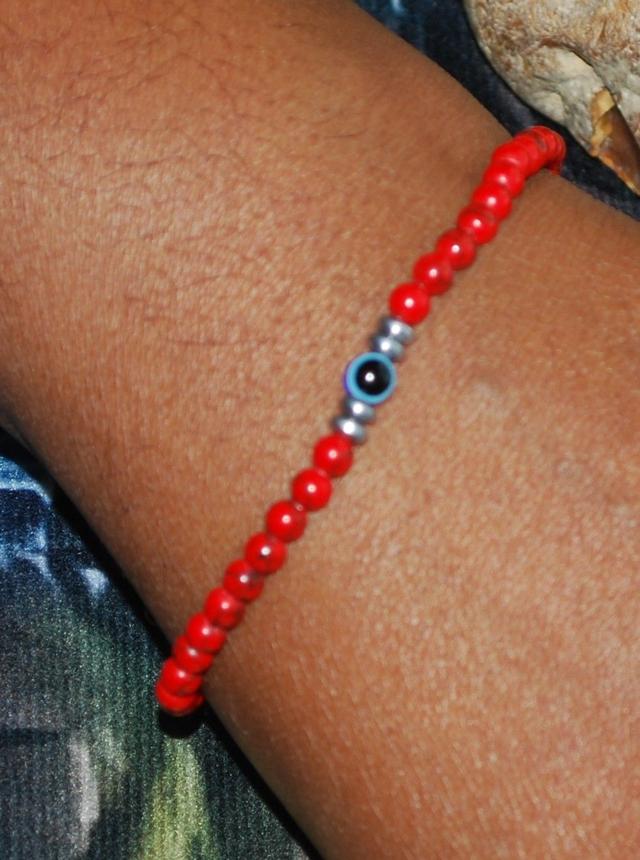 Bracelet jaspe rouge