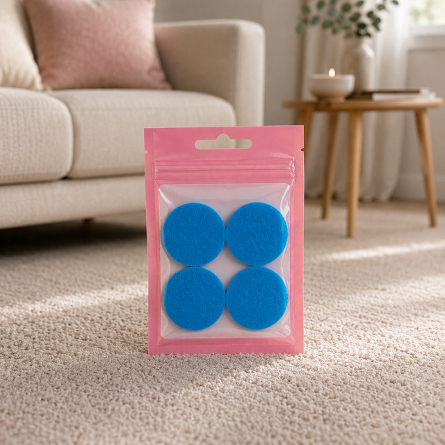 MARSHMALLOW &amp; WHITE PEACH HOOVER DISCS