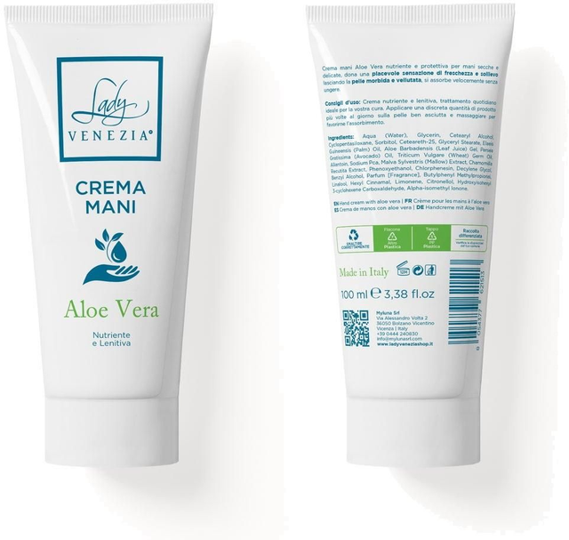 Crema Mani - Aloe Vera 100ml.