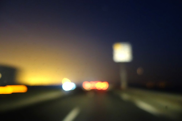Sur la route, au bout de la nuit - On the road, at the end of the night - n°4