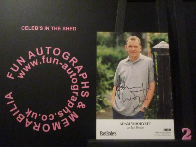 Adam Woodyatt (Ian Beale) Authentic Autographed EastEnders 6x4 Cast Card (2)
