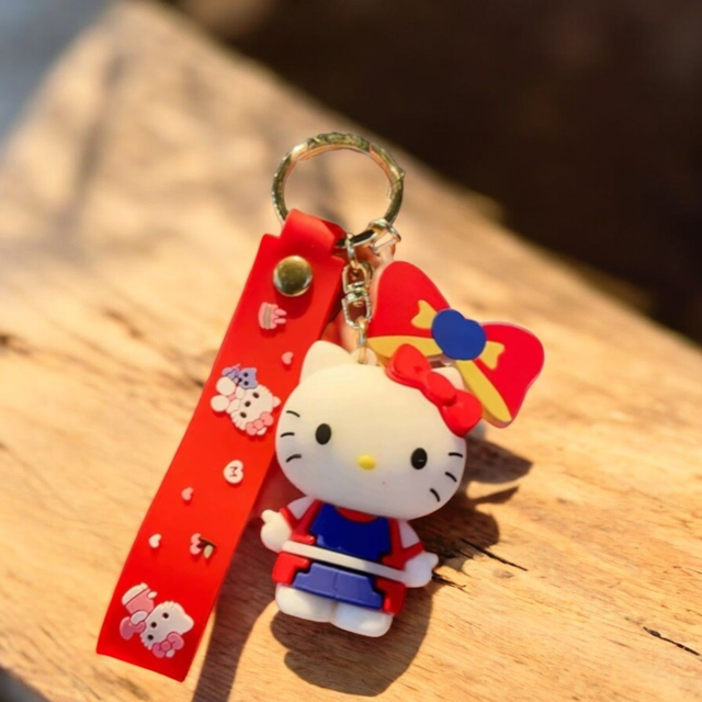 Schlüsselanhänger Hello Kitty rot