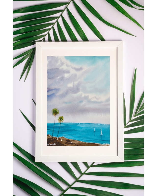 Puerto Santiago - ORIGINAL 21 x 30 (A4) 