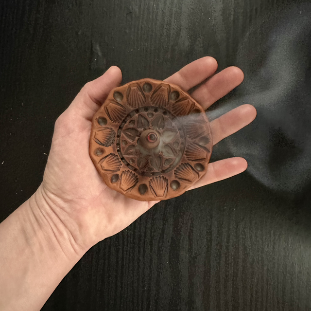 Handmade Clay Incense Burner Gift Set – Unique Piece