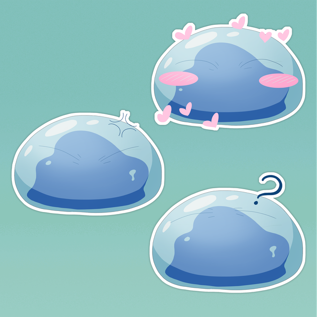 Slime Vinyl Stickers