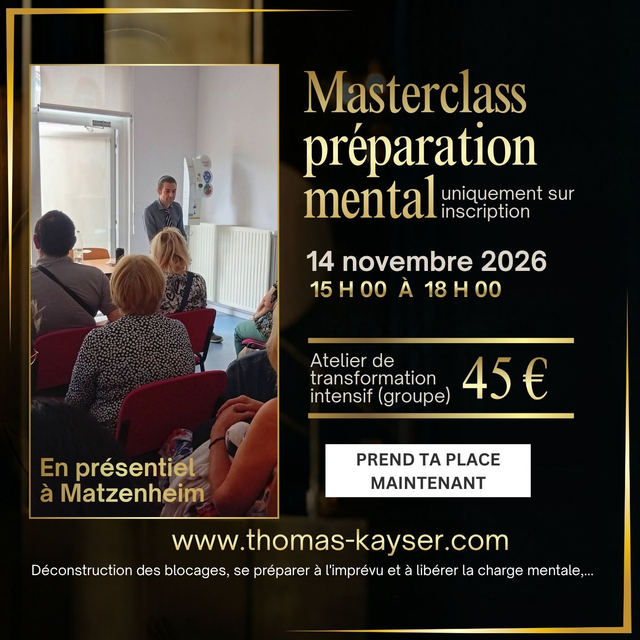 Masterclass préparation Mental-présentiel