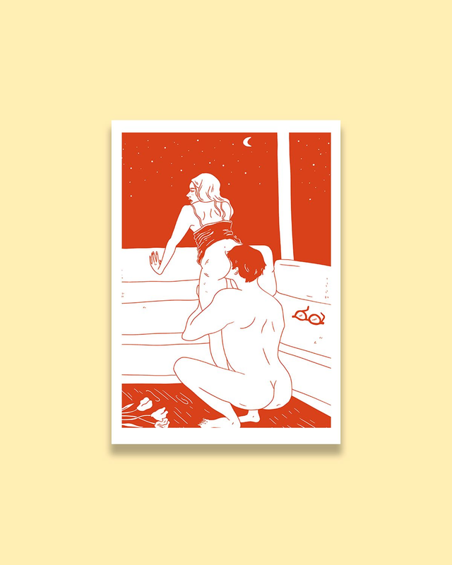 Les impertinentes: "le test de vue" impression d'art en A5 