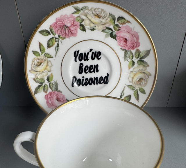 You’ve been poisoned- pink