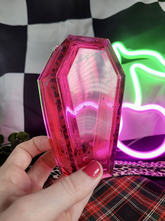 Coffin Trinket Box - Deep Red