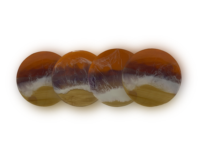 Onderzetters Oceaan Oranje