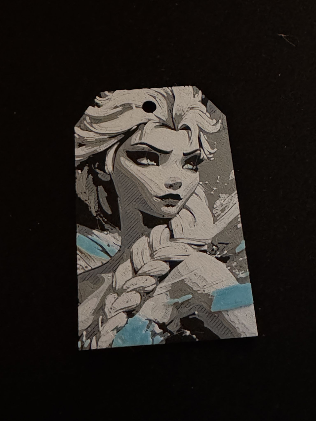 Gift tag Elsa