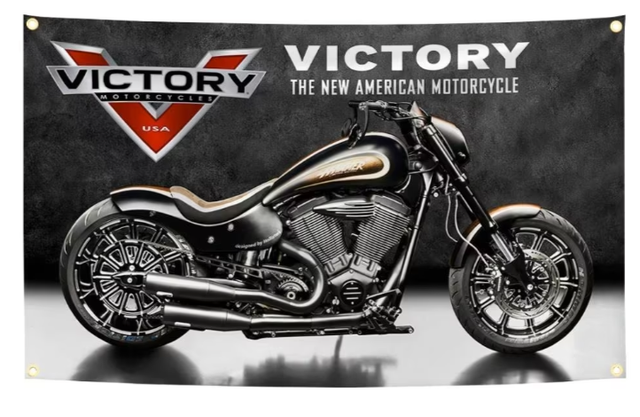 Grote vlaggen Victory Motorcycles (150x90cm)