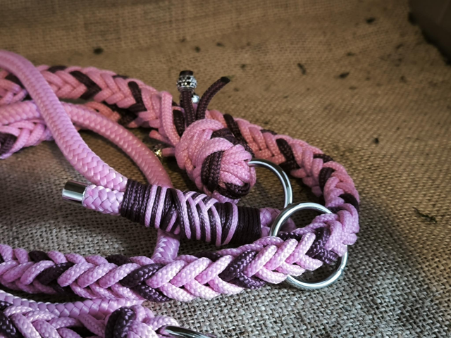 🩷 Laisse “Harmonie de Rose”