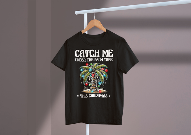 Catch me under the palm tree this Christmas Christmas. Fang mich dieses Weihnachtsfest unter der Palme
