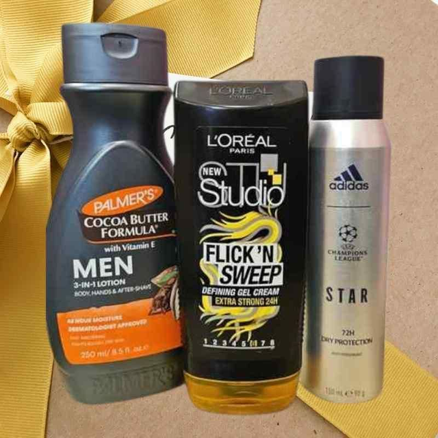 Men’s Grooming Essentials Gift Set – Palmer’s, Adidas &amp; L’Oréal