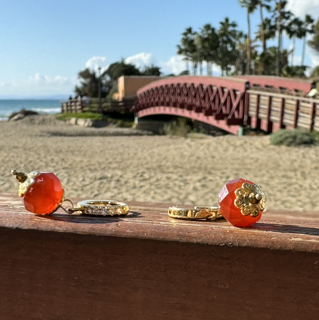 Créoles Coquille Cornaline