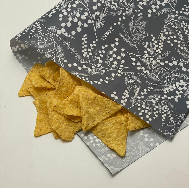 Lebensmittelpapier graublau 10 Bögen je 50x33.5cm