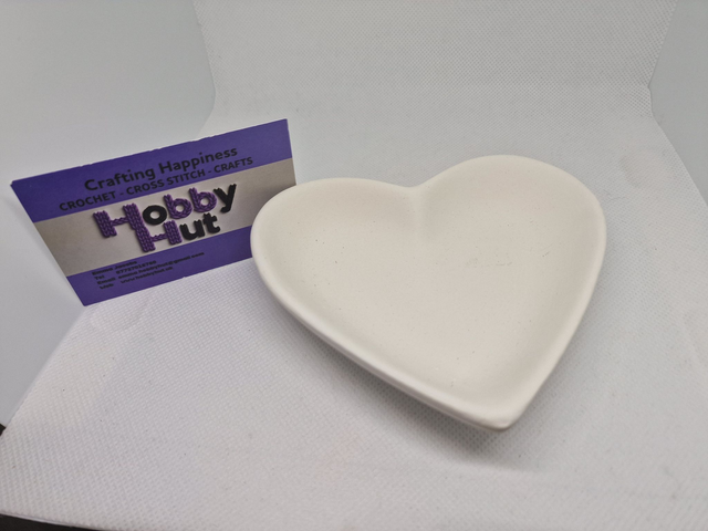 Paint-Your-Own Heart Trinket Dish