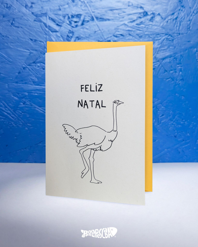 Feliz Natal - Avestruz