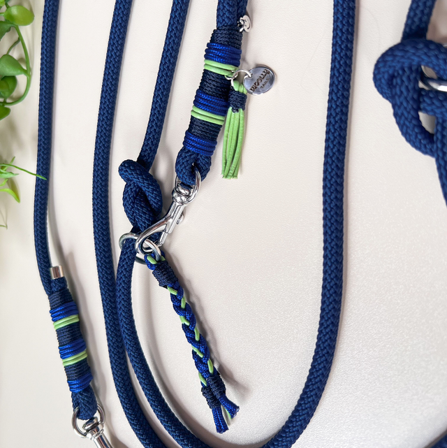 Handsfree Leiband "marine blauw"